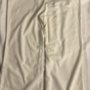 PLT white flare pants